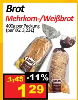 Wurstico Brot Mehrkorn-/Weißbrot Angebot