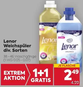Billa Lenor Weichspüler 38-46 Angebot