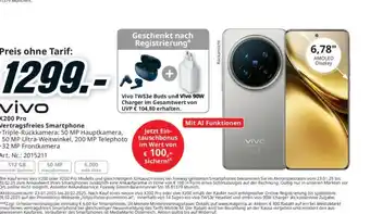 Media Markt vivo X200 Pro Vertragsfreies Smartphone Angebot