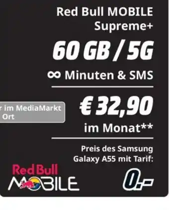 Media Markt Red Bull MOBILE Supreme Angebot