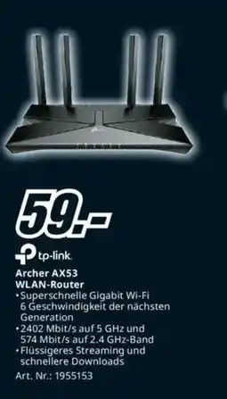 Media Markt Archer AX53 WLAN-Router Angebot