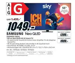 Media Markt Neo QLED 138 cm Neo QLED 4K AI Smart-TV Angebot