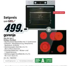 Media Markt Hot Air Set 2 Einbau-Herdset Angebot