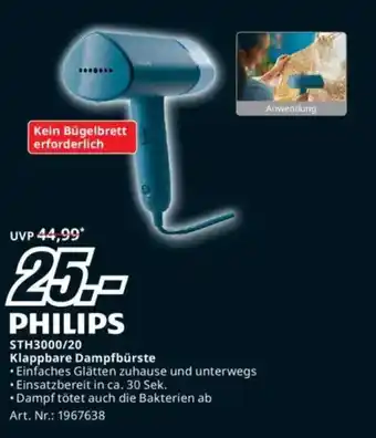 Media Markt Klappbare Dampfbürste Angebot