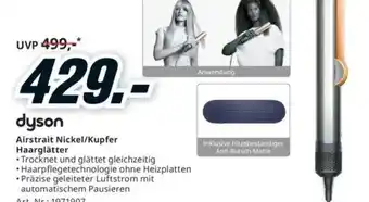 Media Markt Airstrait Nickel/Kupfer Haarglätter Angebot