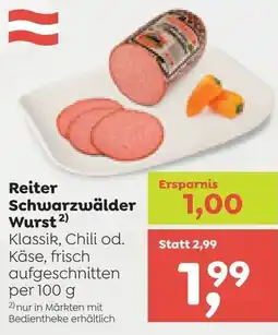 ADEG Reiter Schwarzwälder Wurst Angebot