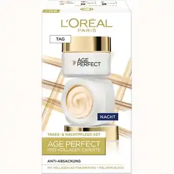 dm Gesichtspflegeset Age Perfect Pro-Kollagen Experte Tages- und Nachtpflege dm Angebot