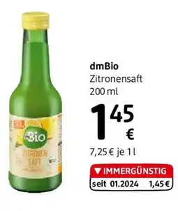 dm Zitronensaft Angebot