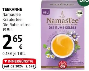 dm NamasTee Kräutertee Die Ruhe selbst Angebot