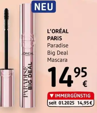 dm Paradise Big Deal Mascara Angebot