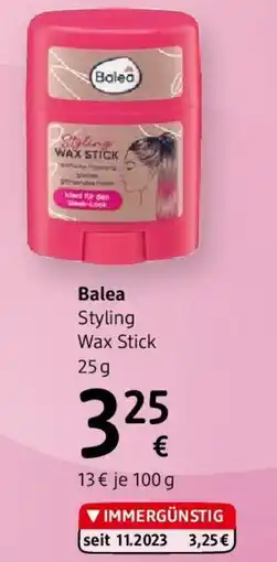 dm Styling Wax Stick Angebot