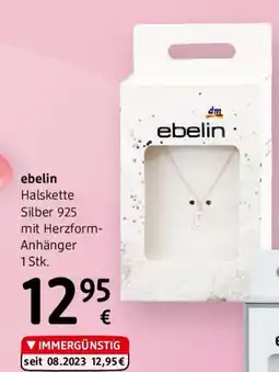 dm Halskette Silber 925 mit Herzform-Anhänger Angebot