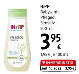 dm Babysanft Pflegeöl sensitiv Angebot