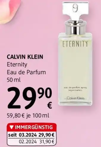 dm Eternity Eau de Parfum Angebot