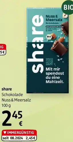 dm Schokolade Nuss & Meersalz Angebot