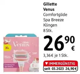 dm Venus Comfortglide Spa Breeze Klingen Angebot