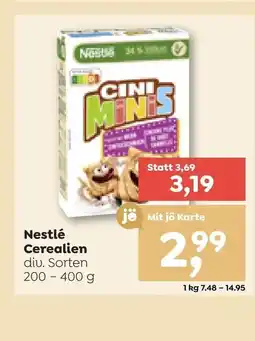 ADEG Nestlé Cerealien Angebot