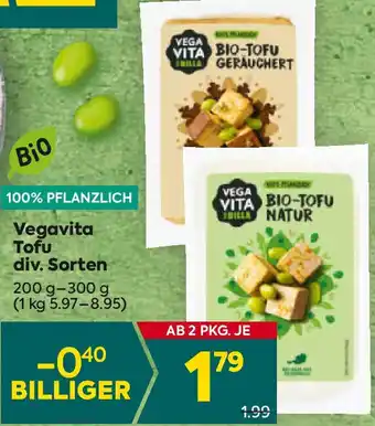 Billa Vegavita Tofu Angebot