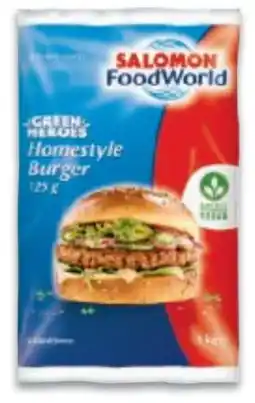 Metro Salomon Food World Green Heroes Homestyle Burger Angebot