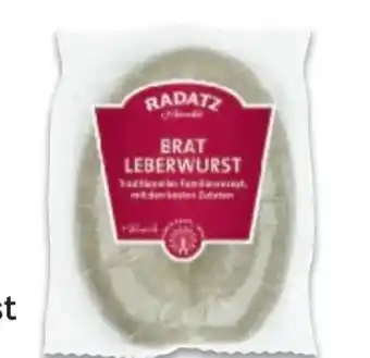 Metro Radatz Bratleberwurst Angebot