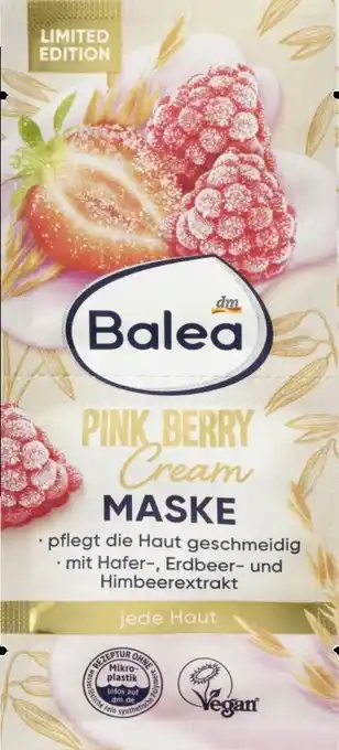 dm Balea Gesichtsmaske Pink Berry Cream Angebot