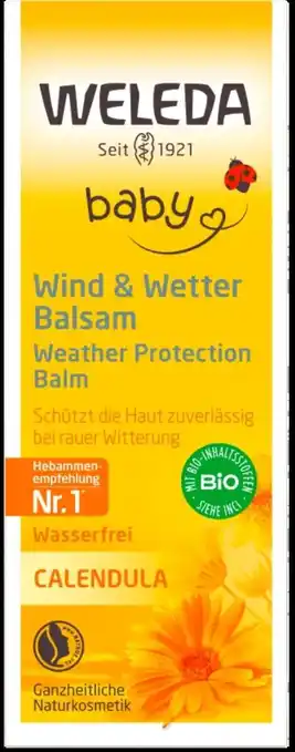 dm Weleda Baby Calendula Wind-Wetterbalsam Angebot