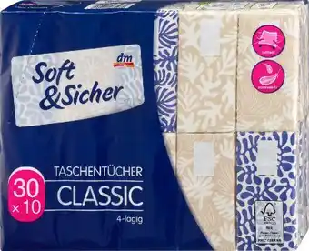 dm Soft und Sicher Taschentücher Classic Angebot