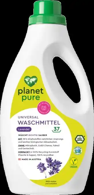 dm Planet Pure Bio Waschmittel Universal Angebot