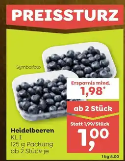 ADEG Heidelbeeren Angebot