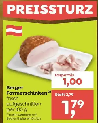 ADEG Berger Farmerschinken Angebot