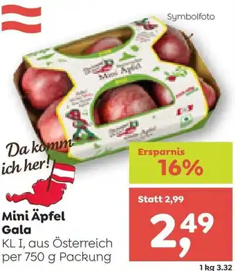 ADEG Mini Äpfel Gala Angebot