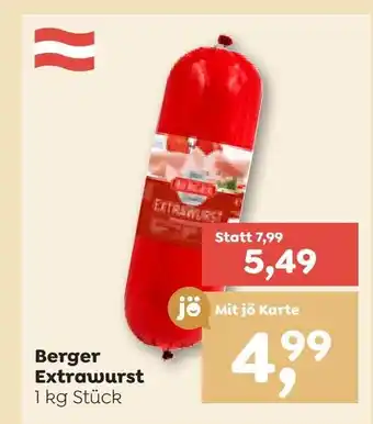 ADEG Berger Extrawurst Angebot