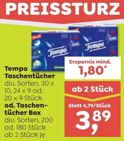 ADEG Tempo Taschentücher Angebot