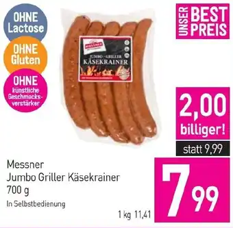 Sutterlüty Jumbo Griller Käsekrainer Angebot