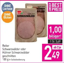 Sutterlüty Schwarzwälder oder Hühner Schwarzwälder geschnitten Angebot