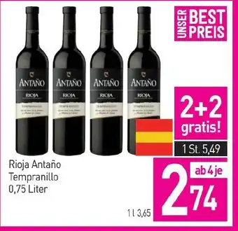 Sutterlüty Rioja Antaño Tempranillo Angebot