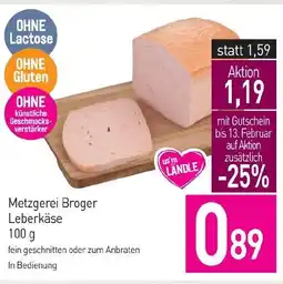 Sutterlüty Metzgerei Broger Leberkäse Angebot