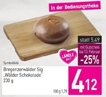 Sutterlüty Bregenzerwälder Sig Wälder Schokolade Angebot