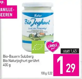 Sutterlüty Bio-Bauern Sulzberg Bio Naturjoghurt gerührt Angebot