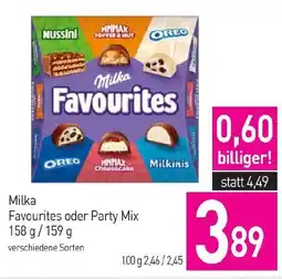 Sutterlüty Favourites oder Party Mix Angebot