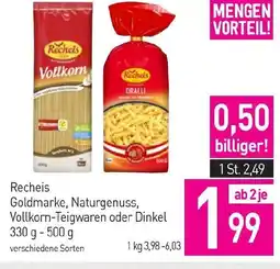 Sutterlüty Goldmarke, Naturgenuss, Vollkorn-Teigwaren oder Dinkel Angebot