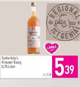 Sutterlüty Kräuter Essig Angebot