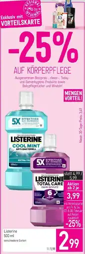 Sutterlüty Listerine Angebot
