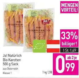 Sutterlüty Natürlich Bio Karotten Sack Angebot