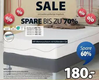 JYSK Schaummatratze Kvita Gf85 Weiss Angebot