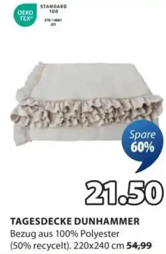 JYSK Tagesdecke dunhammer Angebot