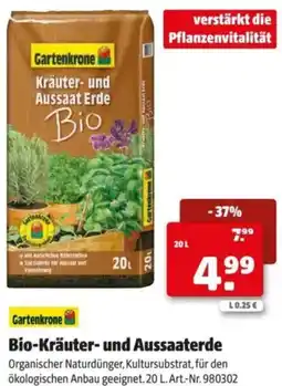 Hagebau Bio-Kräuter- und Aussaaterde Angebot