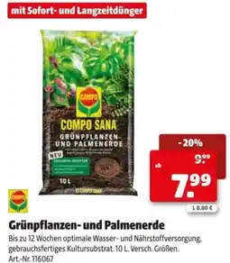 Hagebau Grunpflanzen- und palmenerde Angebot