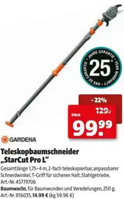 Hagebau Teleskopbaumschneider StarCut Pro L Angebot