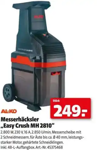 Hagebau Messerhäcksler Easy Crush MH 2810 Angebot